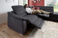 ZE-EM15003 von Zehdenick - Ecksofa grau