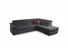 ZE-EM15003 von Zehdenick - Ecksofa grau