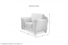 S839 Havanna von Ponsel - Polstergruppe natur