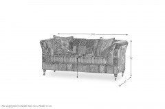 Vintage von Schröno - Einzelsofa Boulevard-Fantasy