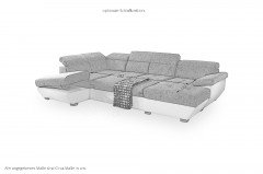 Speedway von COTTA - Wohnlandschaft grau-weiß