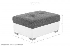 Speedway von COTTA - Wohnlandschaft grau-weiß