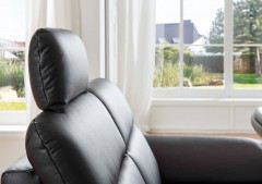 PN-EM16031 von Polinova - Ledergarnitur schwarz