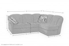 Meissen-LE17 von PM Oelsa - Eckgarnitur stone-uni