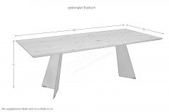 4252 Long Beach von K+W - Sitzbank nachtblau mit Kufengestell