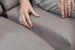 HU-RL16049 von Hukla - Eckgarnitur Ausführung rechts granit