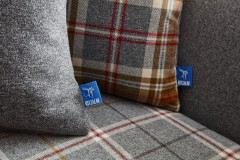 Seefeld Plus von Schröno - Polstergarnitur grau kariert