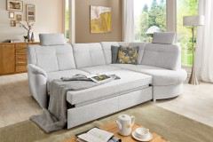 Sonoma-LE21 von Sit & More - Eckgarnitur rechts silver