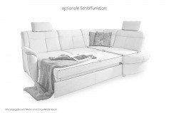 Sonoma-LE21 von Sit & More - Eckgarnitur rechts silver