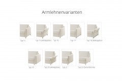 Messina von Bali - Ecksofa mit Schlaffunktion 140 anthrazit links