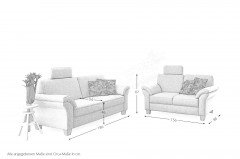 Borkum XC von Sit & More - Polstergruppe natur