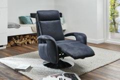 PN-EM15049 von Polinova - Ledersofa nightblue