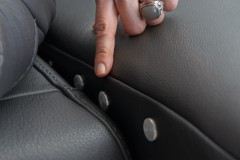 HU-RL16013 von Hukla - Echtledersofa Variante rechts schwarz