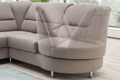 Parole von Benformato - Eckcouch rechts dunkelgrau