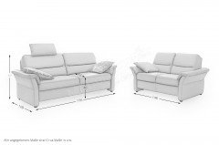 Maison von PM Oelsa - Ledergarnitur sorbet