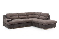 Coast-LE17 von COTTA - Eckgarnitur taupe-charcoal