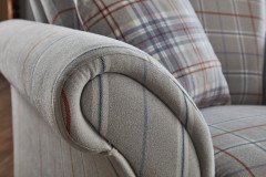 Jochberg von Schröno - Polstergarnitur hellgrau-gemustert