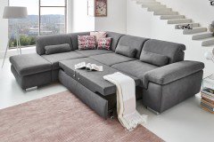 MP-IN17041 von Megapol - Ecksofa Ausführung links grau