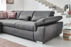 MP-IN17041 von Megapol - Ecksofa Ausführung links grau