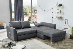 Boomer von Job - Polsterecke Ausführung rechts dunkelgrau