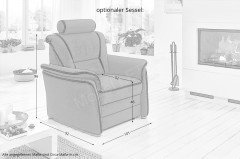 PP-HS17047 von Polipol - Wohnlandschaft Variante rechts schoko