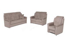 Berlin von Dietsch - Sofa-Garnitur silber