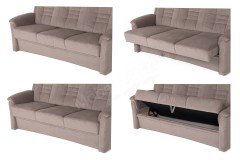 Berlin von Dietsch - Sofa-Garnitur silber