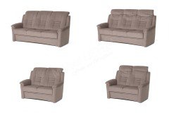 Berlin von Dietsch - Sofa-Garnitur silber