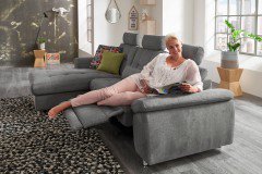 MP-IN16036 von Megapol - Eckgarnitur Ausführung links grau