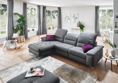 2600 von Carina - Ecksofa Ausführung links anthrazit