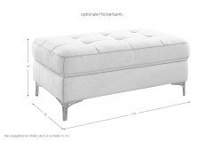 2600 von Carina - Ecksofa Ausführung links anthrazit