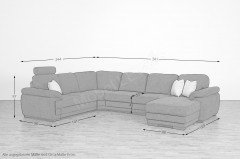 Evan von Grant Factory - Wohnlandschaft links anthrazit