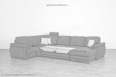 Evan von Grant Factory - Wohnlandschaft links anthrazit