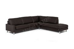 CL 500 von Erpo Polstermöbel - Ledergarnitur rechts mocca