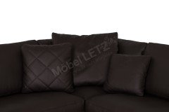 CL 500 von Erpo Polstermöbel - Ledergarnitur rechts mocca