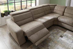 Rumba von Planpolster - Eckgarnitur sand