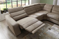 Rumba von Planpolster - Eckgarnitur sand