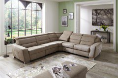 Rumba von Planpolster - Eckgarnitur sand