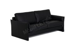 CL 810 von Erpo Polstermöbel - Ledergarnitur black