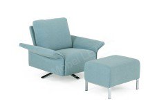 Modena-LE18 von Erpo Polstermöbel - Einzelsessel aqua
