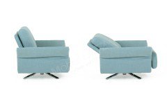 Modena-LE18 von Erpo Polstermöbel - Einzelsessel aqua