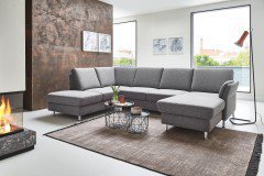 Valeria von Planpolster - Wohnlandschaft Variante links steel