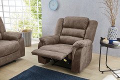 Cleveland von Pro.Com - TV-Sessel grau-braun