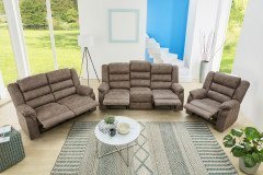 Cleveland von Pro.Com - TV-Sessel grau-braun