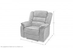 Cleveland von Pro.Com - TV-Sessel grau-braun