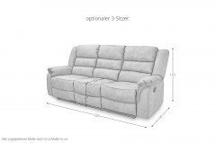 Cleveland von Pro.Com - TV-Sessel grau-braun