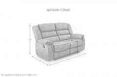 Cleveland von Pro.Com - TV-Sessel grau-braun