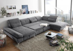 Sloan aus der Kollektion Letz - Wohnlandschaft dark-grey