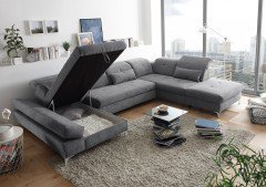 Sloan aus der Kollektion Letz - Wohnlandschaft dark-grey