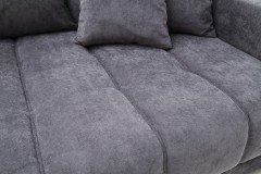 Phoebe-LE19 aus der Kollektion Letz - Polsterecke anthrazit